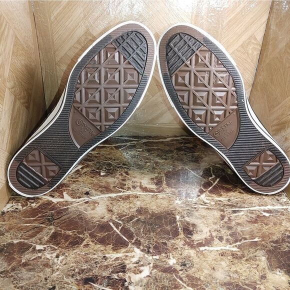 NEW Converse women's All star Chuck taylor palm tree yellow shoe size 10.5 - Picture 4 of 12